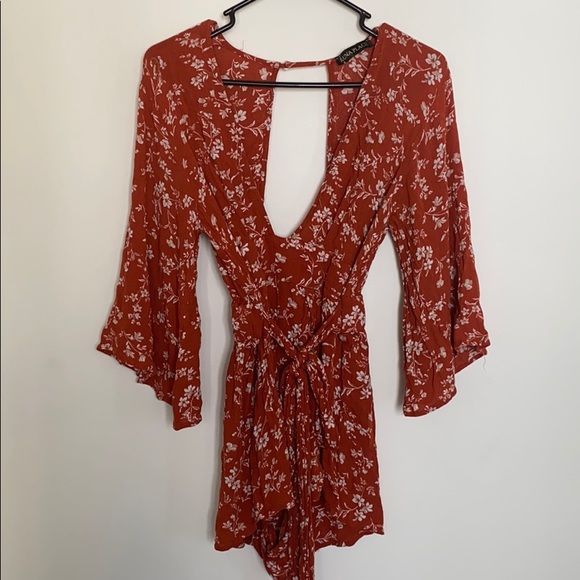 Rust Romper - Picture 2 of 4